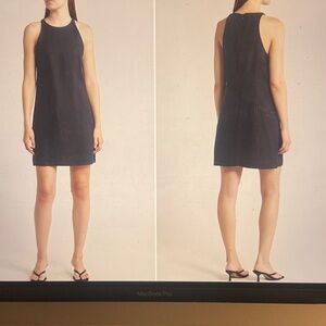 & Other Stories Black Mini Dress